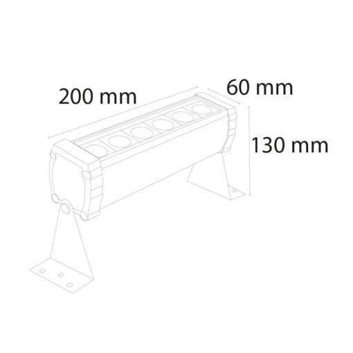 VR615 - Dış Mekan Wallwasher 6W - Görsel 2