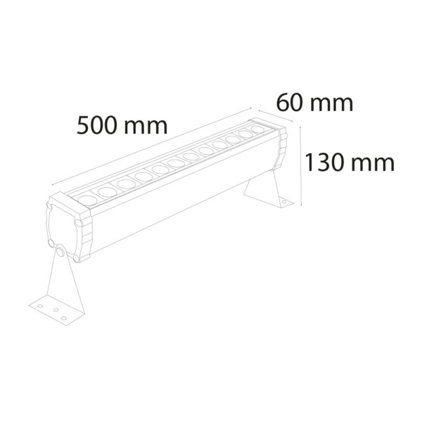 VR618 - Dış Mekan Wallwasher 18W - Görsel 2