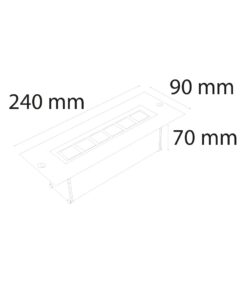 VR622 - Dış Mekan Sıva Altı Wallwasher 6W