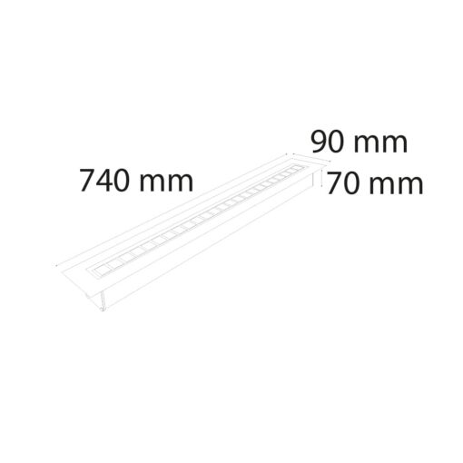 VR626 - Dış Mekan Sıva Altı Wallwasher 24W - Görsel 2