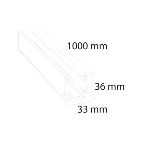 VR945 - 1 Metre Sıva Üstü Trifaze Dali Ray - Görsel 2