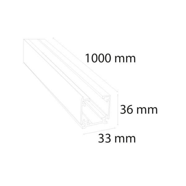 VR945 - 1 Metre Sıva Üstü Trifaze Dali Ray - Görsel 2