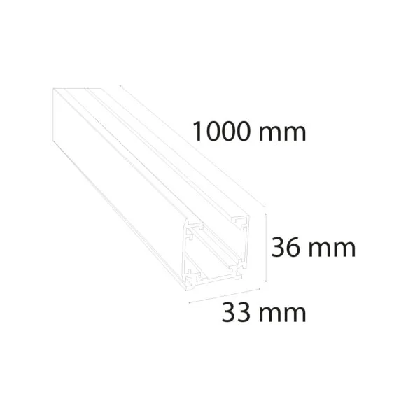 VR945 - 1 Metre Sıva Üstü Trifaze Dali Ray - Görsel 2