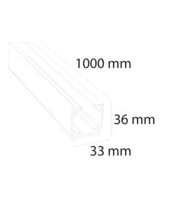 VR921 - 1 Metre Sıva Üstü Trifaze Ray