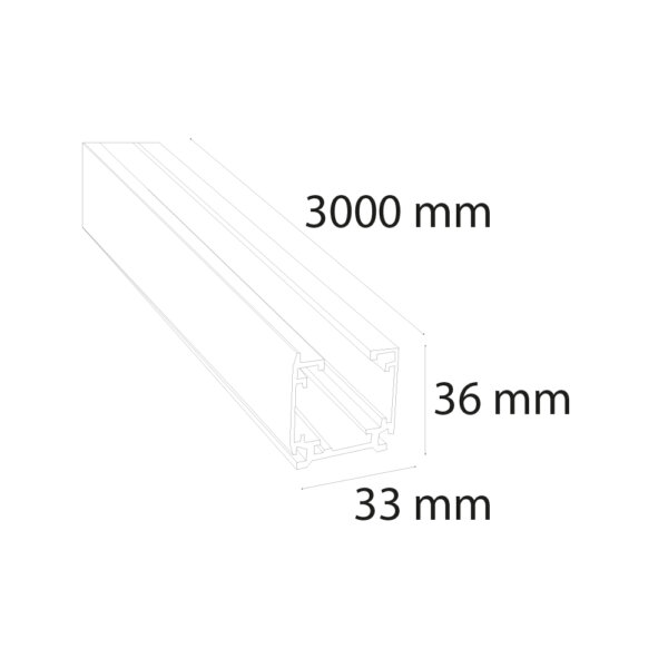 VR947 - 3 Metre Sıva Üstü Trifaze Dali Ray - Görsel 2