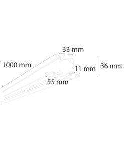 VR941 - 1 Metre Sıva Altı Trifaze Ray