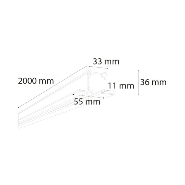 VR942 - 2 Metre Sıva Altı Trifaze Ray - Görsel 2