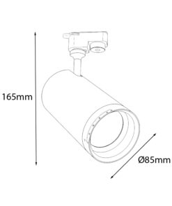 VR141 - Işık Açısı Ayarlanabilir Ray Spot