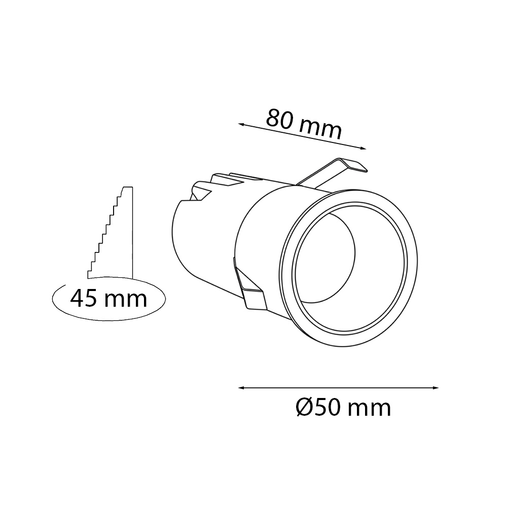 VR249 Sıva Altı Aydınlatma Armatürü VR249 Sıva Altı Aydınlatma Armatürü