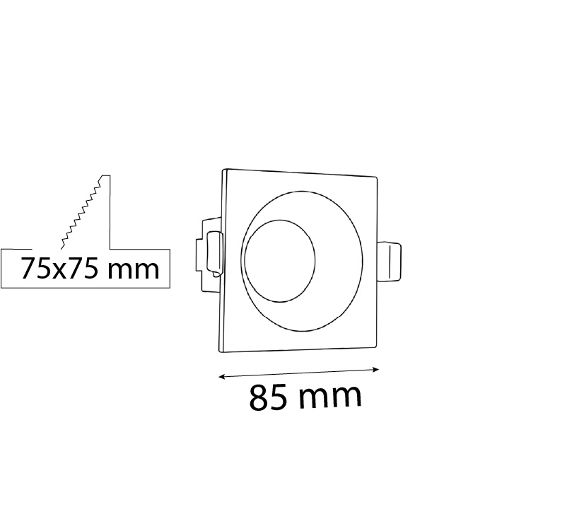 VR254 Sıva Altı Led Armatür VR254 Sıva Altı Led Armatür