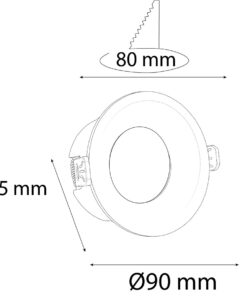 VR256 Sıva Altı Downlight Armatür